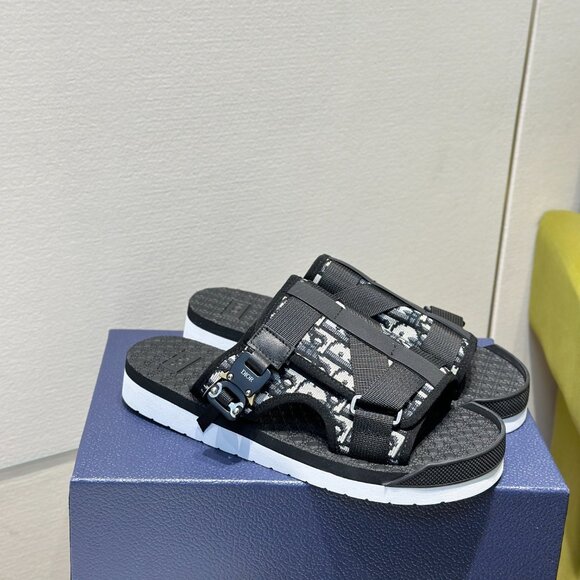 Dior , Alpha Oblique Sandals in Brown , BNIB 43 - Picture 5 of 6